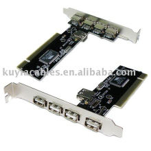+1 Port Extended USB 2.0 PCI Adapter Card for Desktop